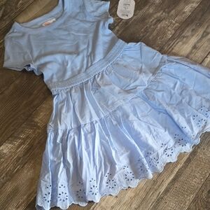 Wonder Nation Light Blue Casual Kids Dress